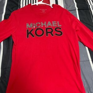Michael Kors Red Men's Shirt